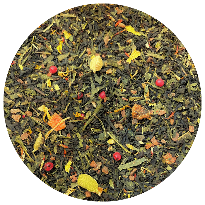 L'île Mystérieuse (100g) - Thé noir et vert