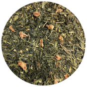 Fraise Basilic Bio (100g) - Thé vert